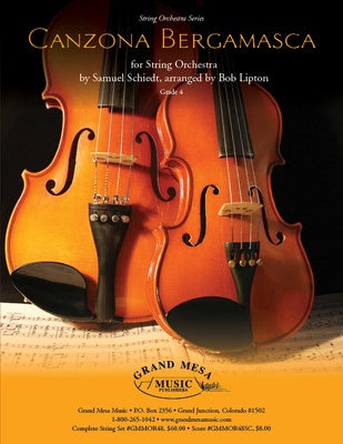 CANZONA BERGAMASCA FOR STRING ORCHESTRA SO4 SCORE