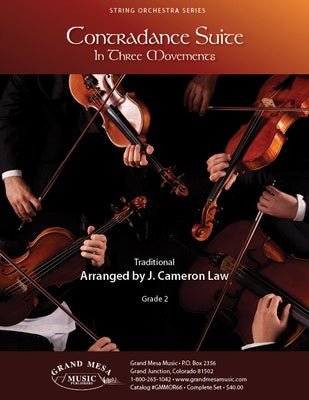 CONTRADANCE SUITE IN 3 MOVEMENTS STRING ORCHESTRA SO2 SCORE