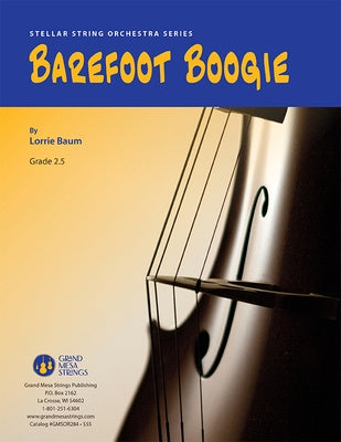 BAREFOOT BOOGIE FOR STRING ORCHESTRA SO2.5 SC/PTS