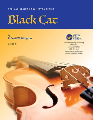 BLACK CAT FOR STRING ORCHESTRA SO2 SCORE