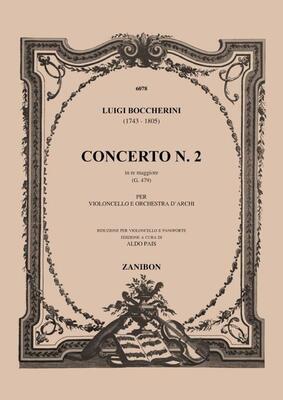 CONCERTO NO 2 IN D MAJOR G479 CELLO/PIANO
