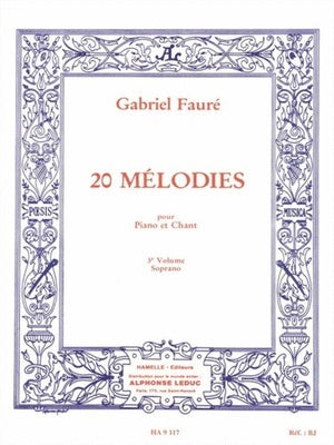 20 MELODIES VOL 3 HIGH VOICE/PIANO