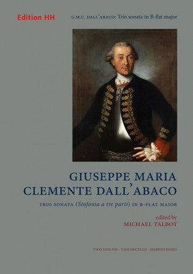 DALL'ABACO - TRIO SONATA B FLAT MAJOR 2 VIOLNS/CELLO/PIANO