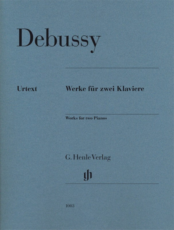 DEBUSSY - WORKS FOR TWO PIANOS URTEXT