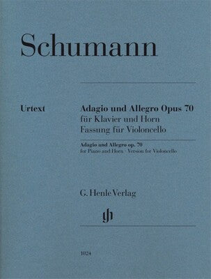 ADAGIO AND ALLEGRO OP 70 VC PNO URTEXT CELLO