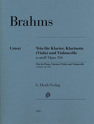 BRAHMS - TRIO A MINOR OP 114 PIANO/CLARINET/CELLO