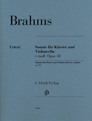 BRAHMS - SONATA NO 1 OP 38 E MINOR CELLO/PIANO