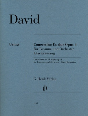 DAVID - CONCERTINO E FLAT MAJOR OP 4 TROMBONE/PIANO
