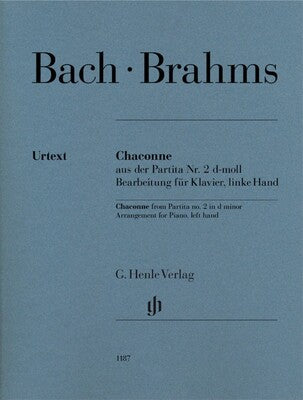 CHACONNE FROM PARTITA NO 2 D MINOR PIANO LEFT HAND