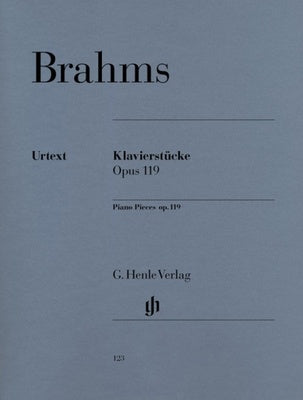 BRAHMS - PIANO PIECES OP 119 URTEXT