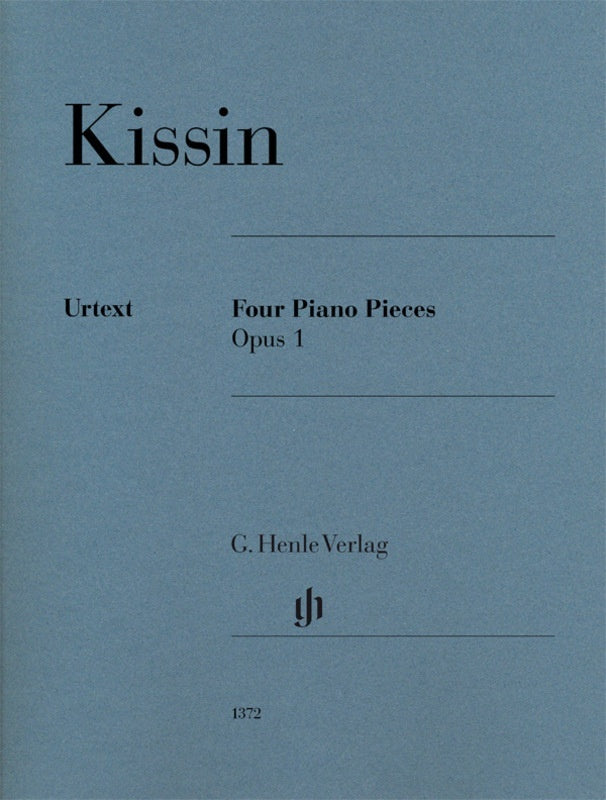 KISSIN - 4 PIANO PIECES OP 1