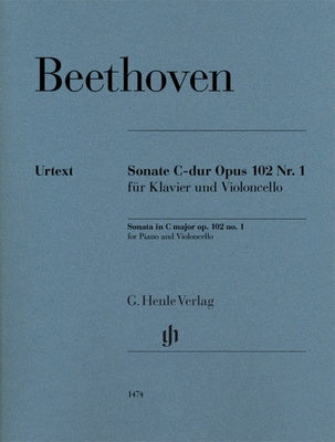 BEETHOVEN - SONATA C MAJOR OP 102 NO 1 CELLO/PIANO