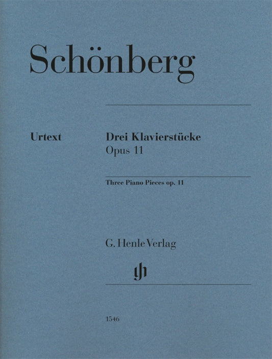 SCHOENBERG - 3 PIANO PIECES OP 11 URTEXT