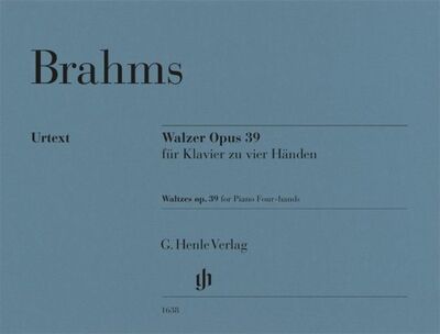 BRAHMS - WALTZES OP 39 FOR PIANO DUET