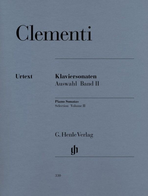 CLEMENTI - SELECTED SONATAS VOL 2 URTEXT