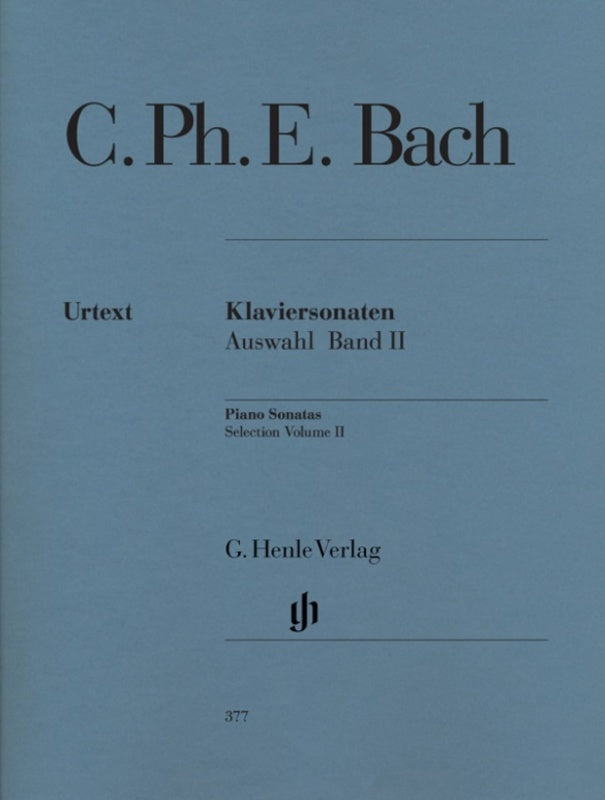 CPE BACH - SELECTED SONATAS VOL 2 URTEXT