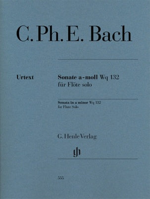 CPE BACH - SONATA A MINOR WQ 132 FLUTE SOLO