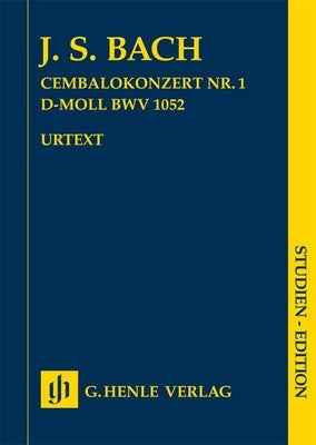 BACH - HARPSICHORD CONCERTO NO 1 D MIN STUDY SCORE