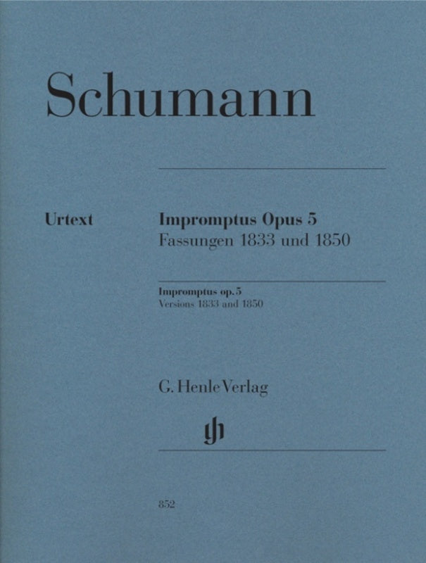 IMPROMPTUS OP 5 1833 AND 1850 VERSIONS