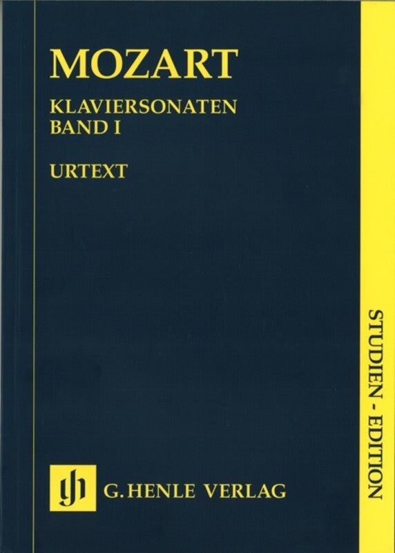 MOZART - PIANO SONATAS VOL 1 STUDY SCORE