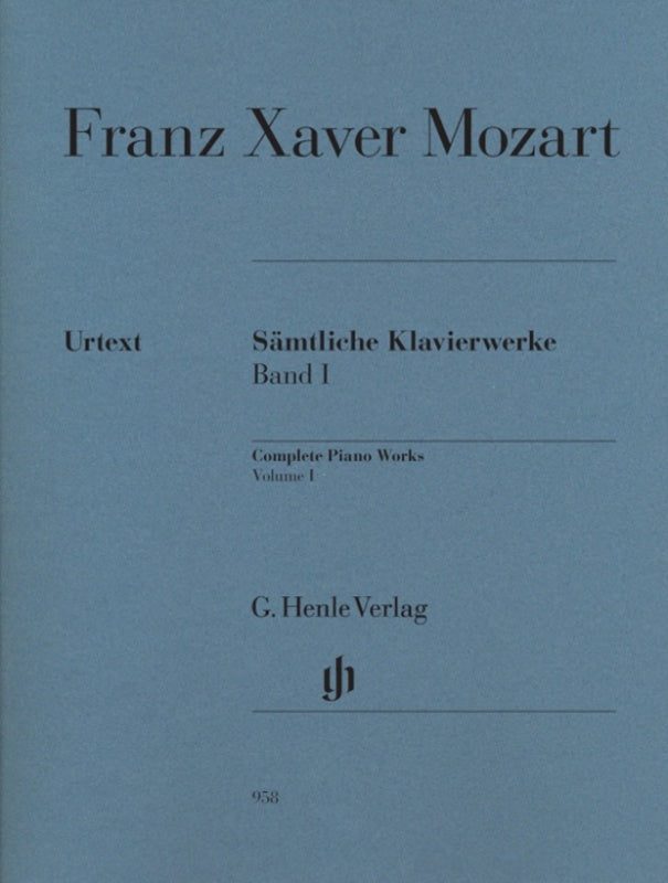 PIANO WORKS COMPLETE VOLUME 1 URTEXT
