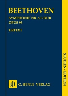 BEETHOVEN - SYMPHONY NO 8 F MAJOR OP 93 STUDY SCORE