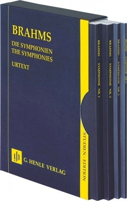 BRAHMS - SYMPHONY NOS 1-4 STUDY SCORES IN SLIPCASE