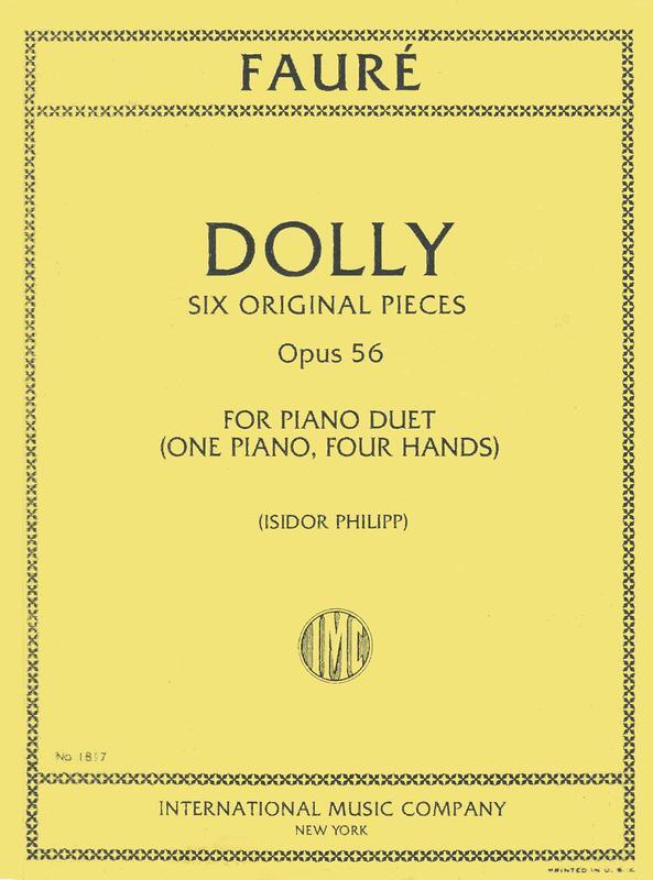 FAURE - DOLLY OP 56 6 ORIGINAL PIECES PIANO DUET