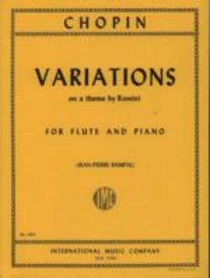 CHOPIN - VARIATIONS ON A THEME OF ROSSINI FLUTE/PIANO