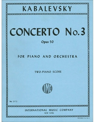 CONCERTO NO 3 OP 50 D YOUTH CONCERTO 2P 4H