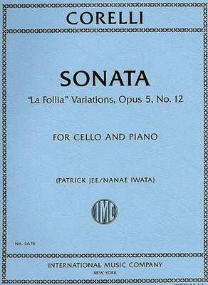 CORELLI - SONATA OP 5 NO 12 LA FOLLIA VIOLIN/PIANO