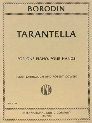 BORODIN - TARANTELLA FOR PIANO DUET