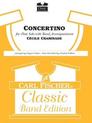 CHAMINADE - CONCERTINO FLUTE/CONCERT BAND SC/PTS