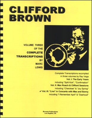 CLIFFORD BROWN TRANSCRIPTIONS BK 3