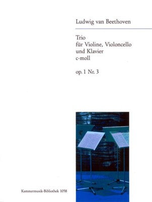 BEETHOVEN - PIANO TRIO C MIN OP 1 NO 3 VLN/VC/PNO