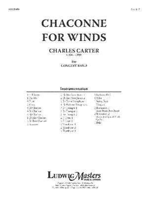 CHACONNE FOR WINDS FOR CONCERT BAND CB2.5 FULL SCORE