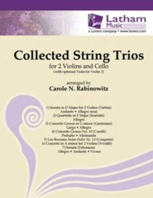 COLLECTED STRING TRIOS FOR 2 VIOLINS AND CELLO