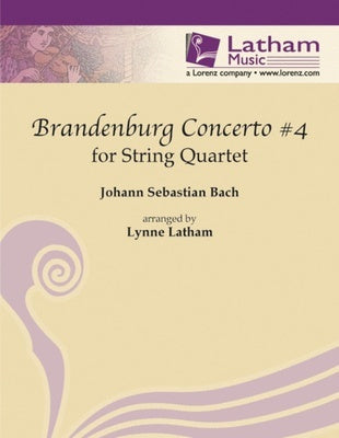 BRANDENBURG CONCERTO NO 4 STRING QUARTET SC/PTS
