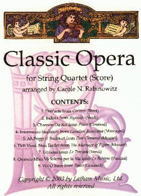 CLASSIC OPERA FOR STRING QUARTET SC/PTS