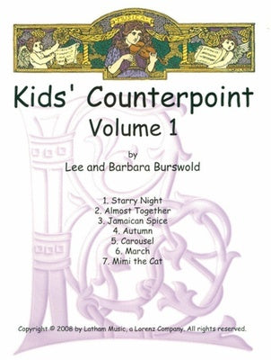 BURSWOLD - KIDS COUNTERPOINT VOL 1 FOR 2 VIOLINS