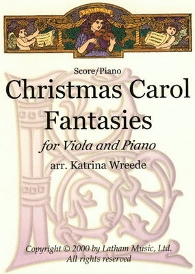 CHRISTMAS CAROL FANTASIES FOR VIOLA/PIANO ARR WREEDE
