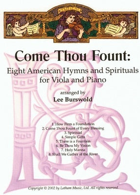 COME THOU FONT 8 PIECES FOR VIOLA/PIANO ARR BURSWOLD