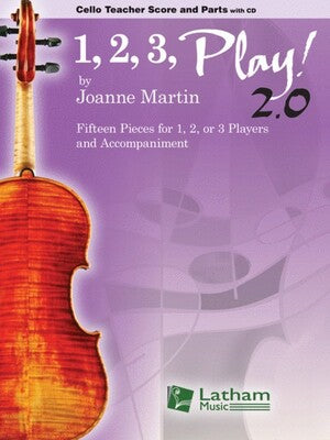1, 2, 3, PLAY! 2.0 CELLO TEACHER SCORE & PARTS BK/CD
