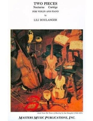 BOULANGER - 2 PIECES NOCTURNE AND CORTEGE VIOLIN/PIANO
