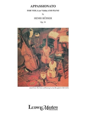 BUSSER - APPASSIONATO OP 34 FOR VIOLA (OR VIOLIN)/PIANO