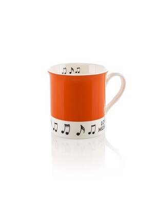 COLOUR BLOCK MUG ORANGE