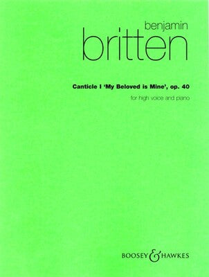 BRITTEN - CANTICLE I OP 40 HIGH VOICE/PIANO