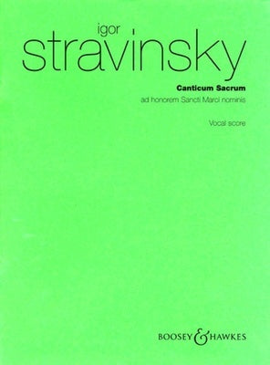 CANTICUM S VOCAL SCORE
