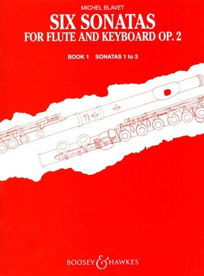 BLAVET - 6 SONATAS OP 2 BK 1 NO 1-3 FLUTE/PIANO