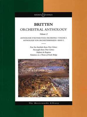 BRITTEN - ORCHESTRAL ANTHOLOGY VOL 2 FULL SCORE